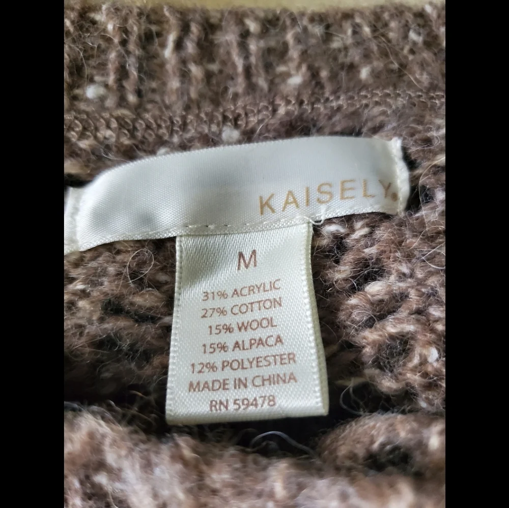 Kaisely half button cardigan sweater - Picture 3 of 4